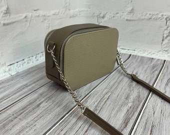 Bolso de cuero para mujer Bolsos de hombro de cuero Bolsos cruzados de cuero