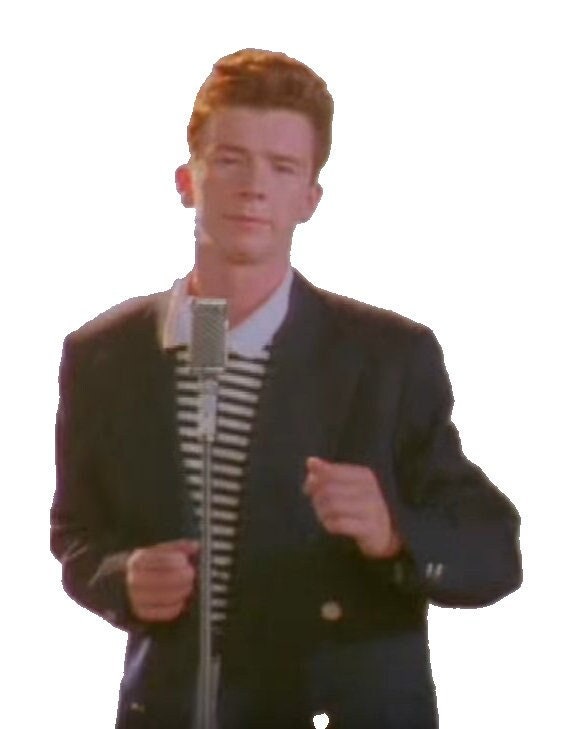 Transparent Animated Rick Roll Meme Emote for Twitch - Etsy