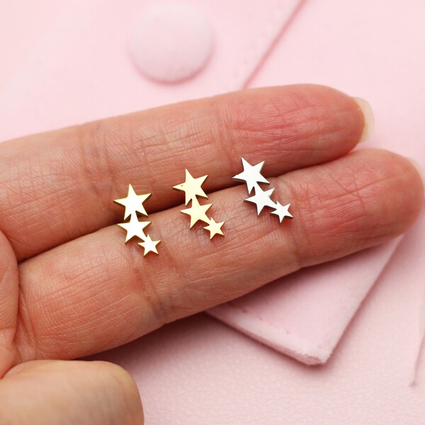 Star Costellation Stud Earrings, Dainty Earrings, Gift for Her