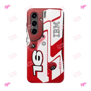 Charles Leclerc Jules Helmet 2025 inspired Tough Phone Case for iPhone and Samsung S Series