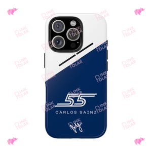 Carlos Sainz Williams CS55 F1 2025 Phone Case inspired, iPhone Samsung, Smooth Operator, Dual-Layer, Formula 1 Gifts