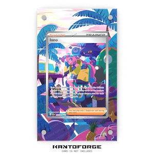 Iono 237/091 - Vitrina con ilustraciones ampliadas de Pokémon