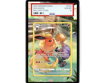 Flareon TG01/TG30 - PSA Size Graded Card Case Extended Artwork Display with GradeGuardian Protection