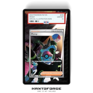 Penny 239/091 - Espositore per opere d'arte esteso con custodia per carte di credito graduata in formato PSA con protezione GradeGuardian
