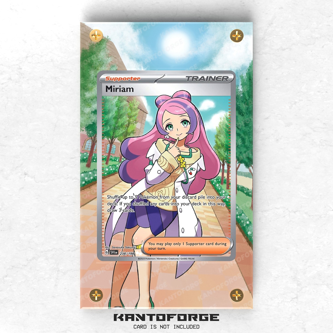 miriam pokemon card 238/198 Graded: CGC 10  Double Infinity Gaming Commemorate your favorite tabletop game with this Miriam 2023 Pokemon Scarlet Miriam 238/198 - Pokmon Extended