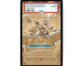 We Could Be Immortals (Enchanted) Chapter 6 - PSA CSG AGS Graded Card Case Extended Artwork Display with GradeGuardian Protection