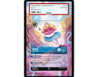Alice - Growing Girl (Enchanted) Chapter 2 - PSA CSG AGS Graded Card Case Extended Artwork Display with GradeGuardian Protection