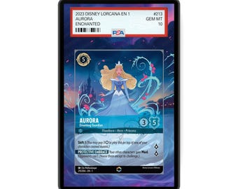 Aurora - Dreaming Guardian (Enchanted) Chapter 1 - PSA CSG AGS Graded Card Case Extended Artwork Display with GradeGuardian Protection