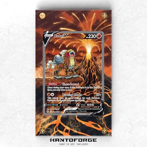 Entei V GG36/GG70 - Vitrina con ilustraciones ampliadas de Pokémon