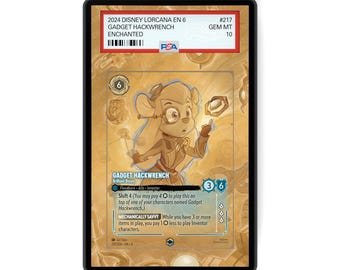 Gadget Hackwrench - Brilliant Bosun (Enchanted) Chapter 6 - PSA CSG AGS Graded Card Case Extended Artwork Display with GradeGuardian