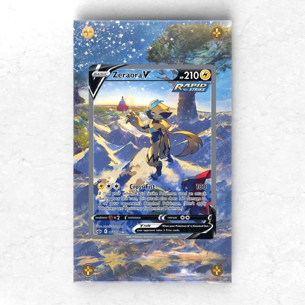 Zeraora V Alt Art Etsy