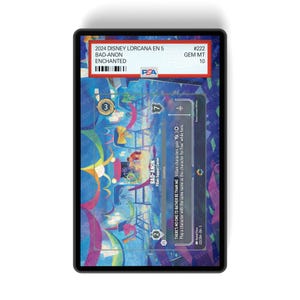 Capítulo 5 de Bad-Anon (Enchanted): estuche de cartas con calificación PSA CSG AGS, exhibición de ilustraciones ampliada con protección GradeGuardian