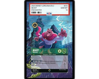 Beast - Relentless (Enchanted) Chapter 2 - PSA CSG AGS Graded Card Case Extended Artwork Display with GradeGuardian Protection