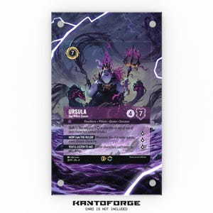 Ursula - Sea Witch Queen (Promo) 004-P1-038 - Grande vitrine pour oeuvres d'art Lorcana