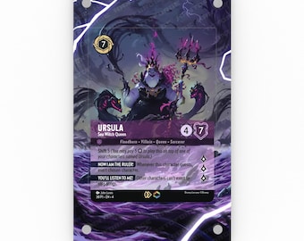 Ursula - Sea Witch Queen (Promo) 004-P1-038 - Lorcana Extended Artwork Display Case