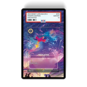 Finders Keepers (Enchanted) Capitolo 5 - PSA CSG AGS Custodia per carte classificata Espositore per opere d'arte esteso con protezione GradeGuardian