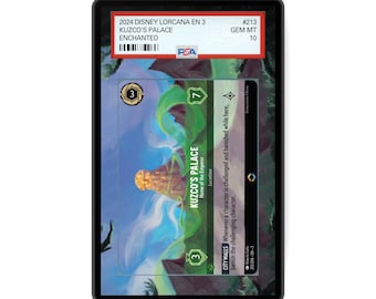Kuzco's Palace - Home of the Emperor (Enchanted) Hoofdstuk 3 - PSA CSG AGS Graded Card-hoesje Extended Artwork-display met GradeGuardian