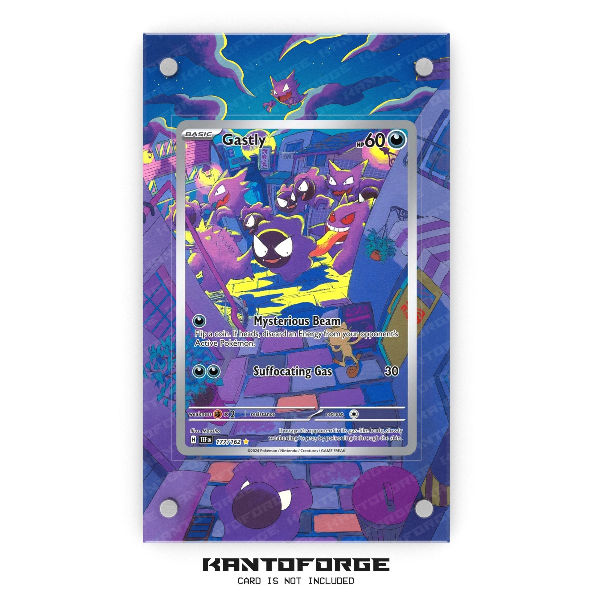 Gastly 177/162 - Pokmon Extended Artwork Display Case - Etsy Gastly 177/162 - Pokmon Extended Artwork Display Case - Etsy