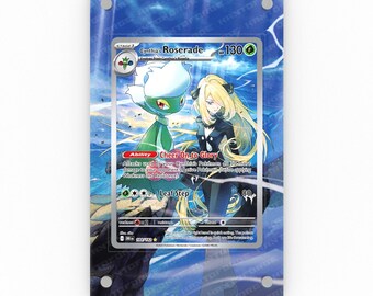 Cynthia's Roserade 184/182 - Pokémon Extended Artwork Display Case