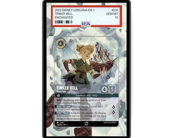 Tinker Bell - Giant Fairy (Enchanted) Chapter 1 - PSA CSG AGS Graded Card Case Extended Artwork Display with GradeGuardian Protection