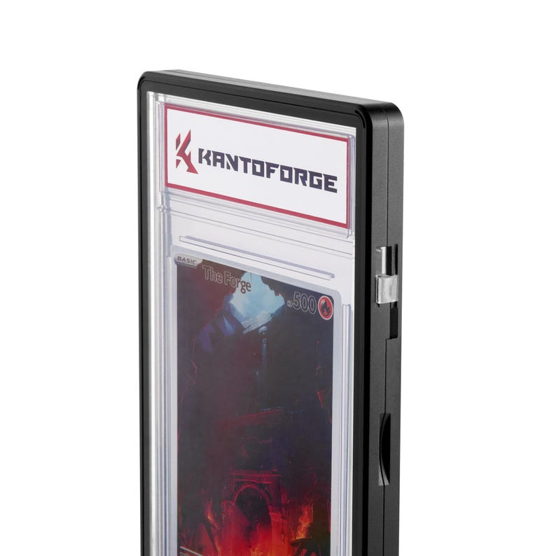 GradeGuardian - Étui pour cartes à collectionner PSA avec protection UV et verre trempé - Noir minuit image 3