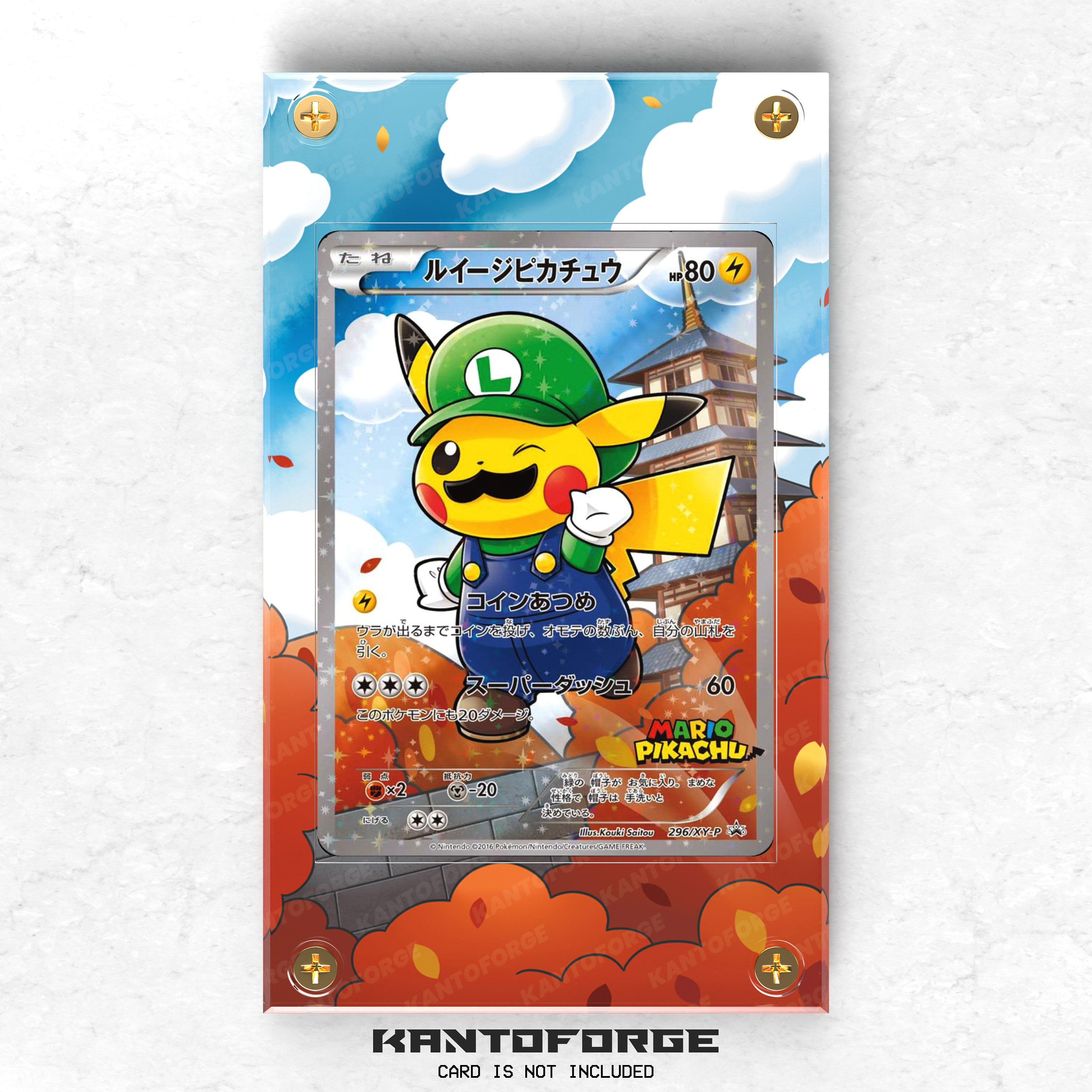 Luigi Pikachu 296/XY-P (ルイージピカチュウ) - Pokémon