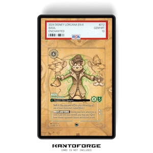 Basil - Detective travestito (Incantato) Capitolo 6 - PSA CSG AGS Custodia per carte classificata Espositore per opere d'arte esteso con protezione GradeGuardian