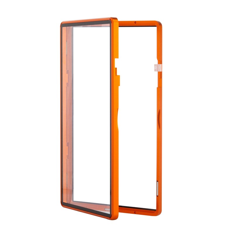 GradeGuardian - Estojo para Cartões Colecionáveis com Certificação PSA em Vidro Temperado e Proteção UV - Laranja Brasa imagem 5