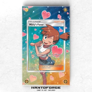 El favor de Misty 235/236 - Vitrina de exhibición de ilustraciones ampliadas de Pokémon