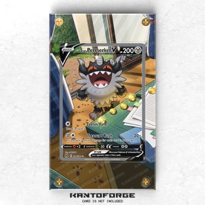 Galarian Perrserker V 184/196 - Vitrina con ilustraciones ampliadas de Pokémon