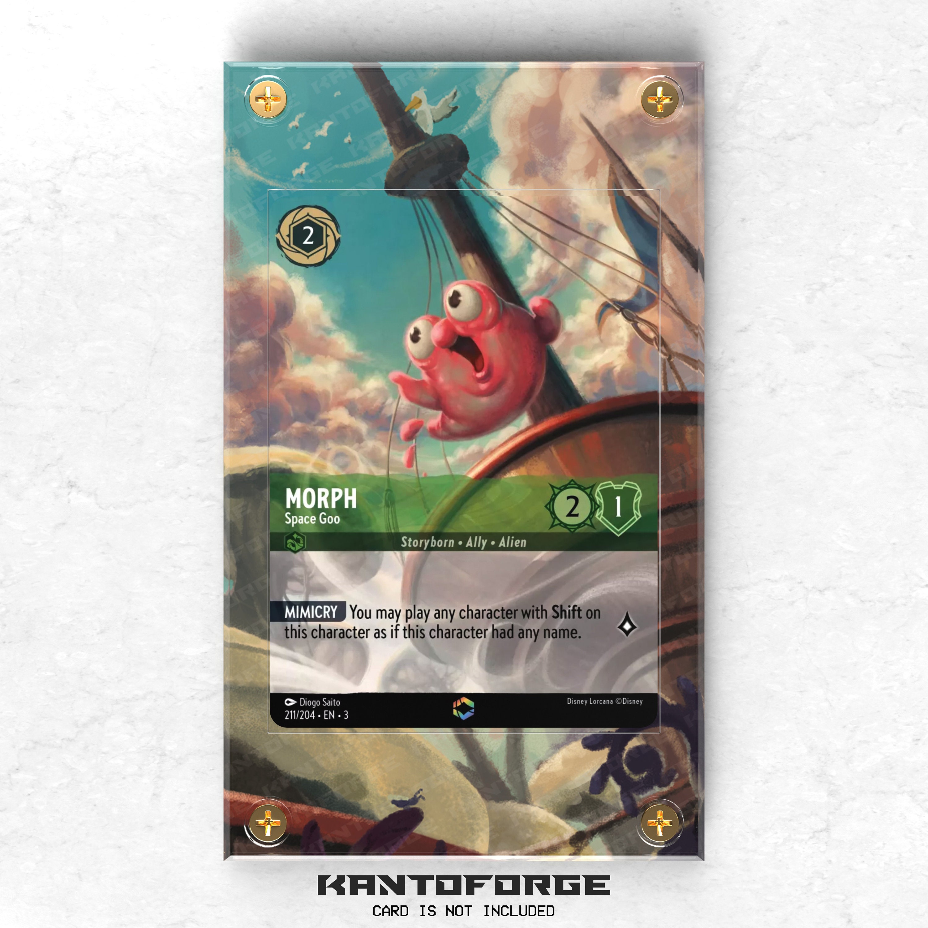 lorcana morph card Morph Space Goo 211 204 Case | Into the Inklands main image 1