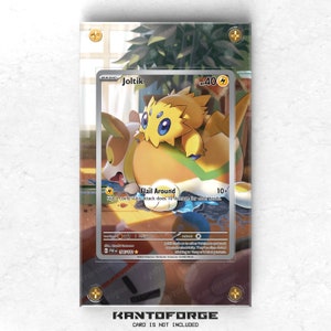 Joltik 196/182 - Vitrina con ilustraciones ampliadas de Pokémon