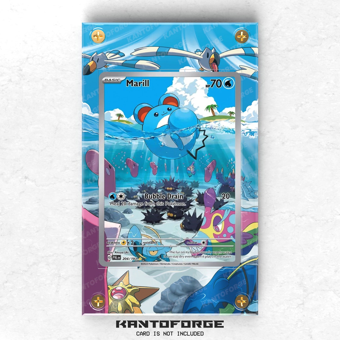 marill full art pokemon card - (76/114) - XY Steam Siege Common Retreat cost Marill Full Art Print 