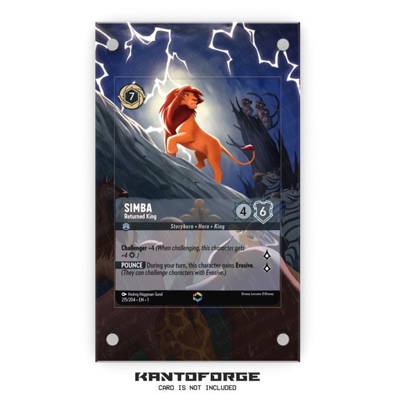 Simba - Returned King (enchanted) - Lorcana Extended Artwork