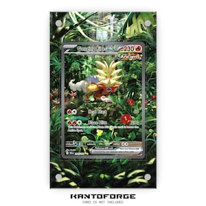 Gouging Fire ex 204/162 - Grande vitrine d'illustrations Pokémon