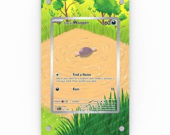 Paldean Wooper 221/193 - Vitrina con ilustraciones extendidas de Pokémon