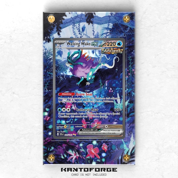 Walking Wake EX 205/162 - Pokmon Extended Artwork Display Case - Etsy Walking Wake EX 205/162 - Pokmon Extended Artwork Display Case - Etsy