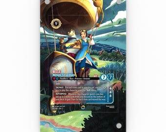 Belle - Mechanic Extraordinaire (Enchanted) - Lorcana Extended Artwork Display Case