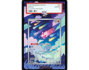 Minior 201/182 - PSA Size Graded Card Case Extended Artwork Display with GradeGuardian Protection
