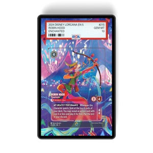 Robin Hood - Sharpshooter (Enchanted) Capitolo 5 - PSA CSG AGS Custodia per carte classificate Espositore per opere d'arte esteso con protezione GradeGuardian