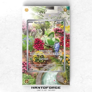 Sprigatito 196/193 - Vitrina con ilustraciones ampliadas de Pokémon
