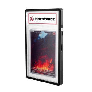 GradeGuardian - Custodia per carte collezionabili PSA in vetro temperato e protetta dai raggi UV - Nero mezzanotte