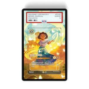 Mirabel Madrigal - Family Gatherer (Enchanted) Chapter 5 - PSA CSG AGS Graded Card Case Extended Artwork Display with GradeGuardian