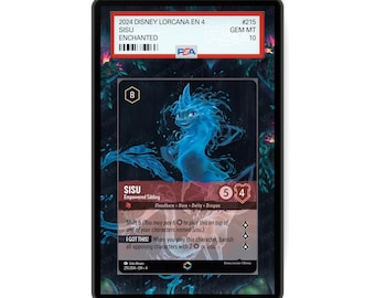 Sisu - Empowered Sibling (Enchanted) Kapitel 4 - PSA CSG AGS Graded Card Case erweitertes Artwork-Display mit GradeGuardian-Schutz