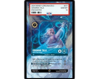 Gramma Tala - Spirit of the Ocean (Enchanted) Chapter 3 - PSA CSG AGS Graded Card Case Extended Artwork Display with GradeGuardian