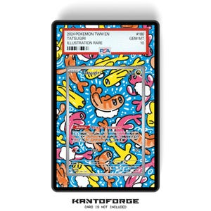 Tatsugiri 186/167 - Estojo para cartas com tamanho PSA, exibição de arte estendida com proteção GradeGuardian