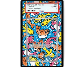 Tatsugiri 186/167 - PSA Size Graded Card Case Extended Artwork Display with GradeGuardian Protection