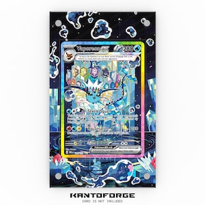 Vaporeon ex 149/131 - Vitrina de exposición de ilustraciones ampliadas de Pokémon