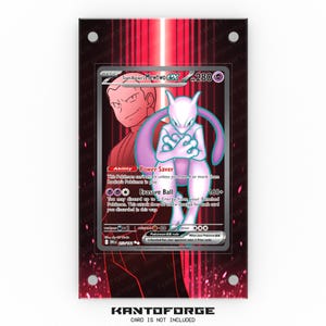 Mewtwo del Equipo Rocket (ex 213/182) - Vitrina de ilustraciones extendidas de Pokémon