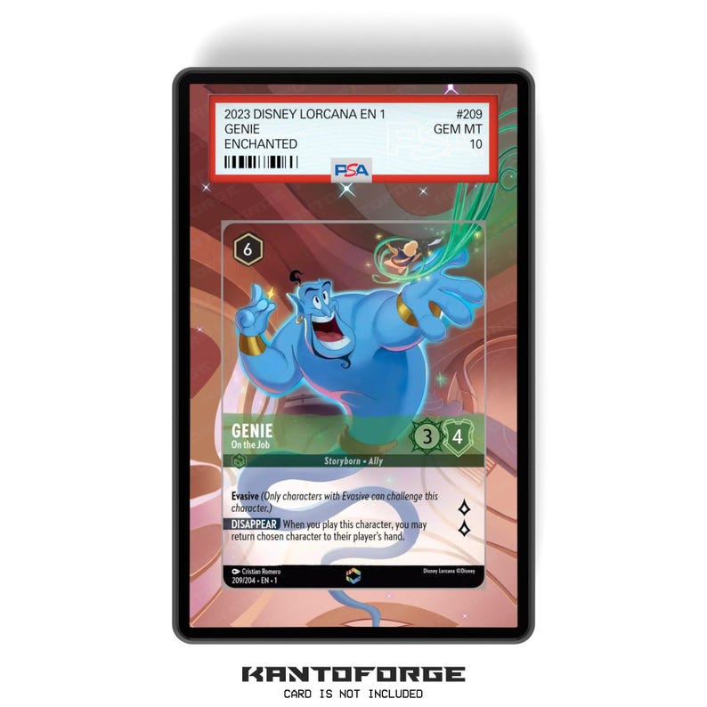 Genie - On the Job (Enchanted) Kapitel 1 - PSA CSG AGS Graded Card Case erweitertes Artwork-Display mit GradeGuardian-Schutz Bild 1